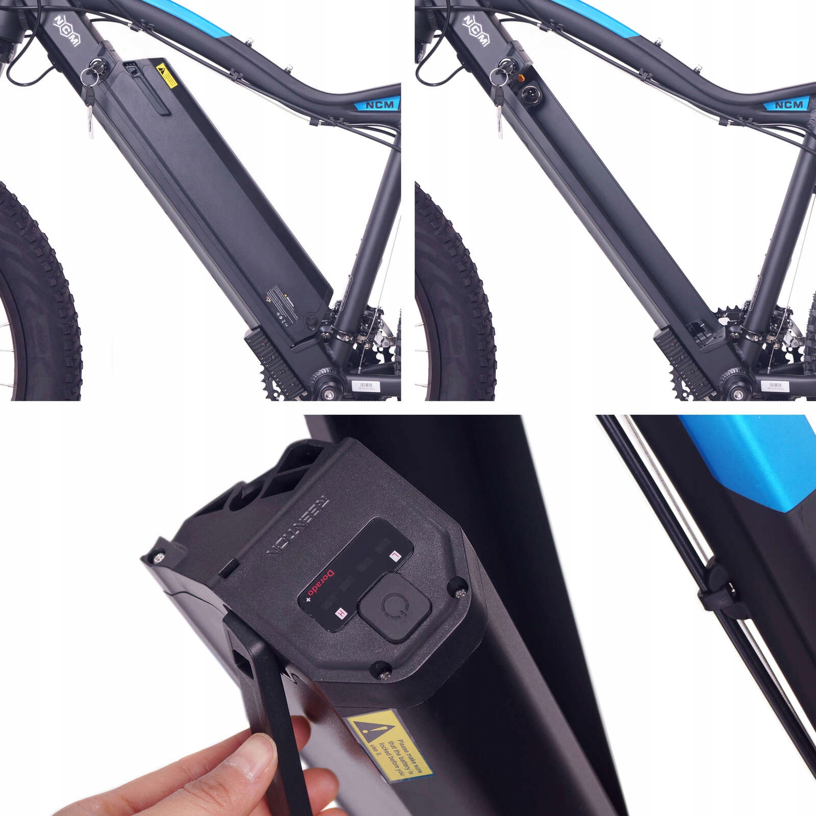 Rower Elektryczny Górski FatBike NCM ASPEN Plus Marka NCM
