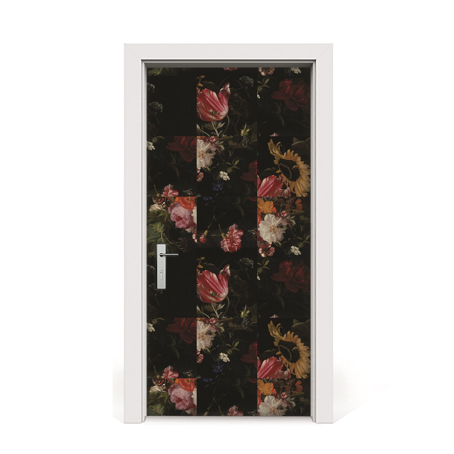 

Naklejka na drzwi Barokowy patchwork 95x205