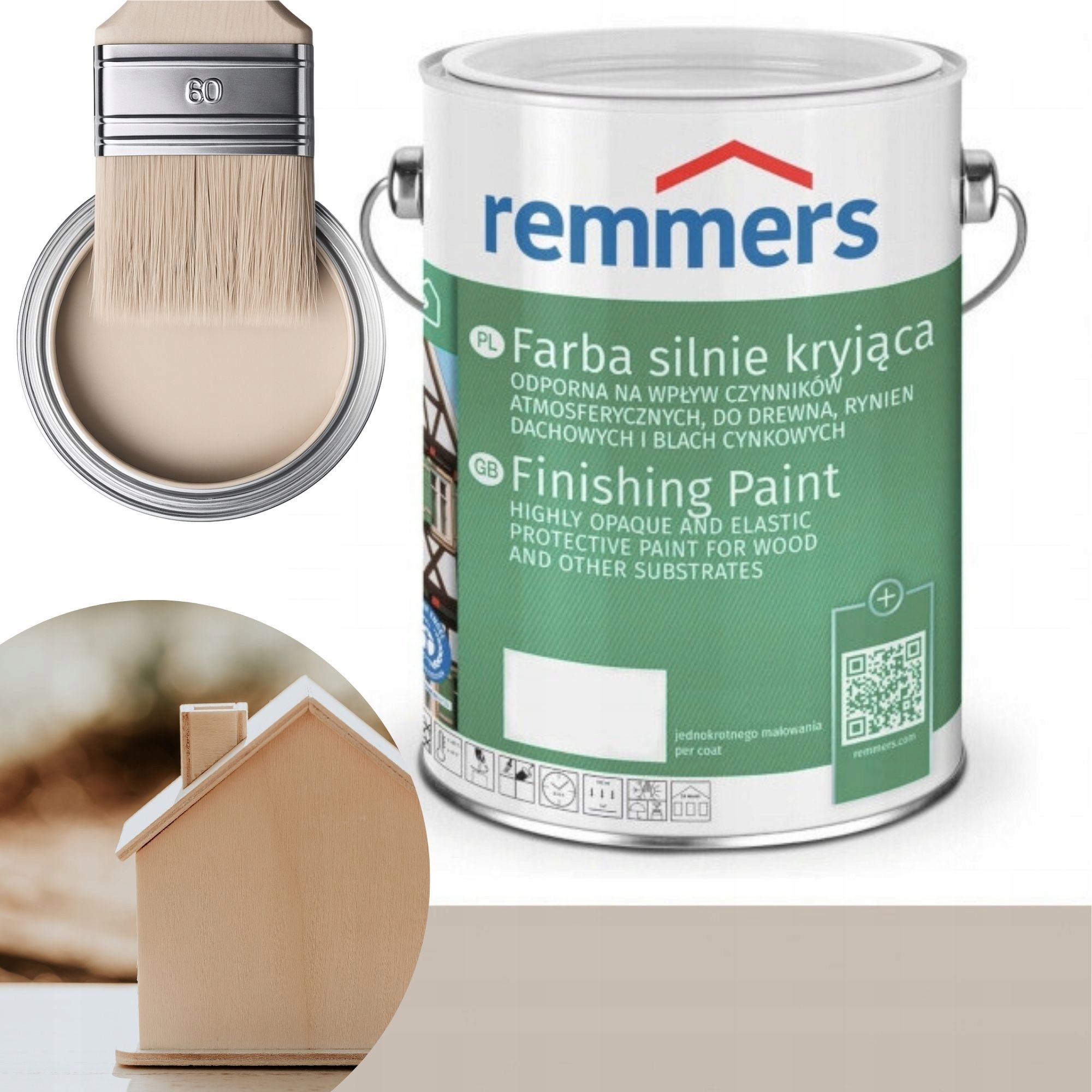 Remmers Farba kryjąca do drewna Kaszmir 10L