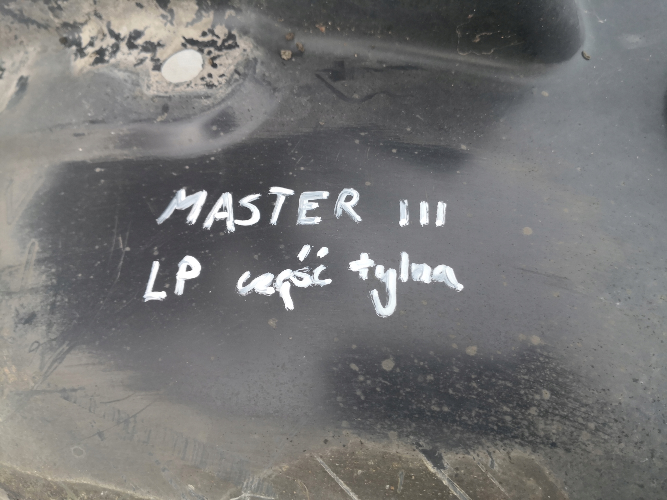 mudguard left front part rear RENAULT MASTER III
