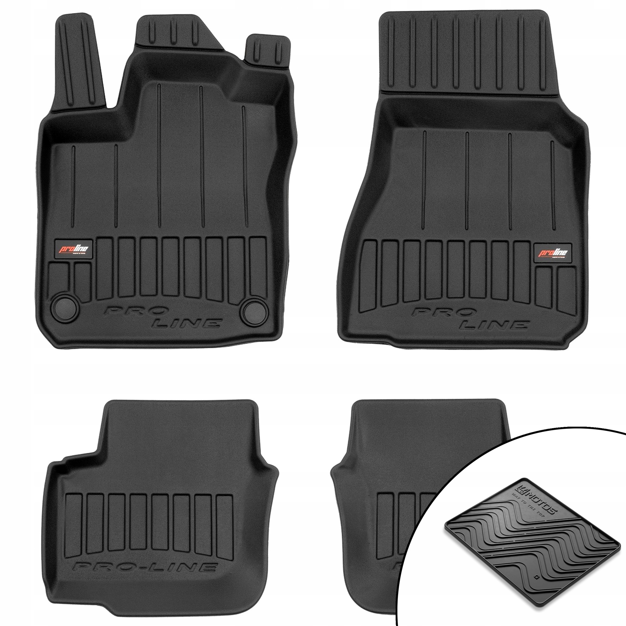 Gumové koberce 3D Smart Forfour II 2014-2020 podložka bonus