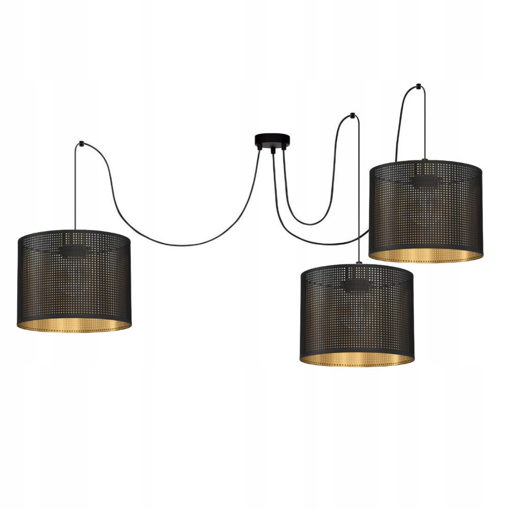 Závesná Lampa Spider S Prelamovaným Tienidlom A Dierkami