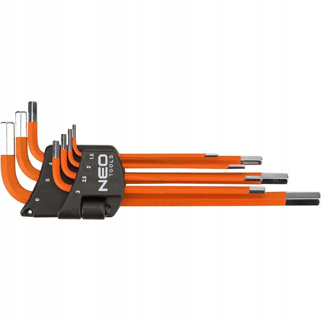 Klucze Sześciokątne 1.5-6MM 7 Sztuk 09-517 Neo Tools