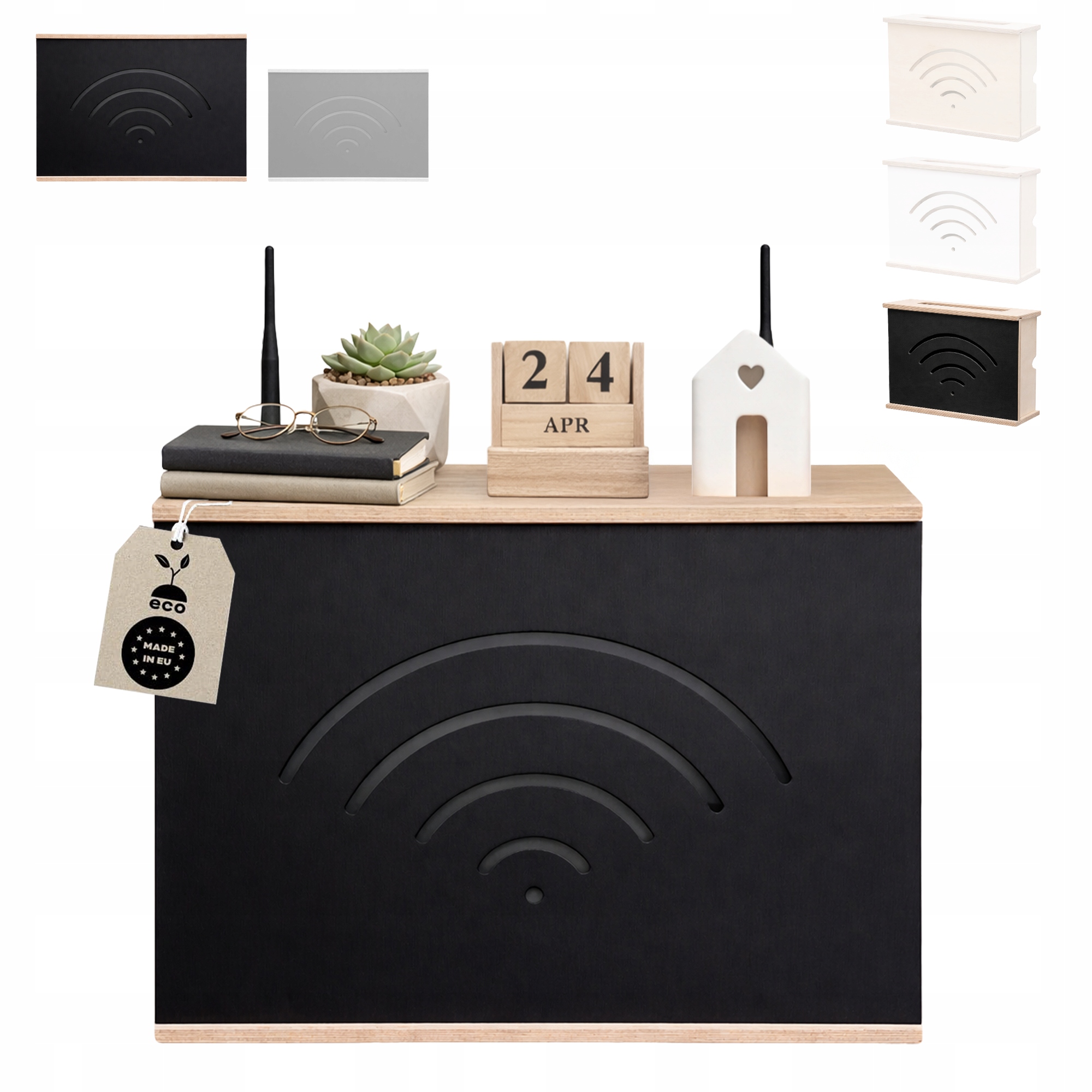 WiFi I Kryt na router I Police na router I Skříňka na router I Vyrobeno v Eu