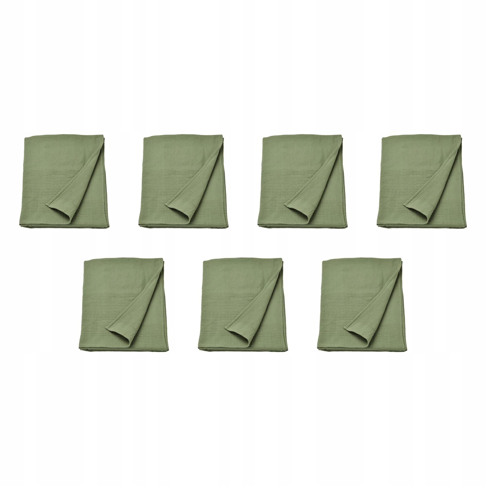 7 ks Přehoz Indira Šedozelená 150 x 250 cm 100% Bavlna