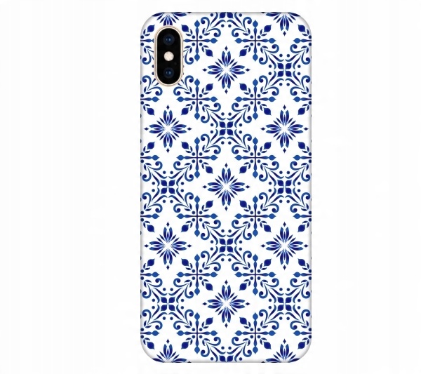 

Etui na telefon iPhone X / Xs Mozaika majolika azu