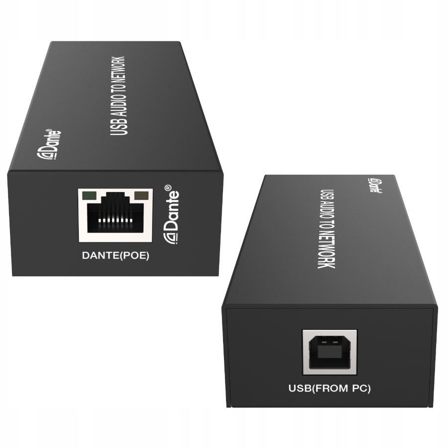 HDP-AUD2USB кодировщик аудио декодер USB Dante 2-канальный