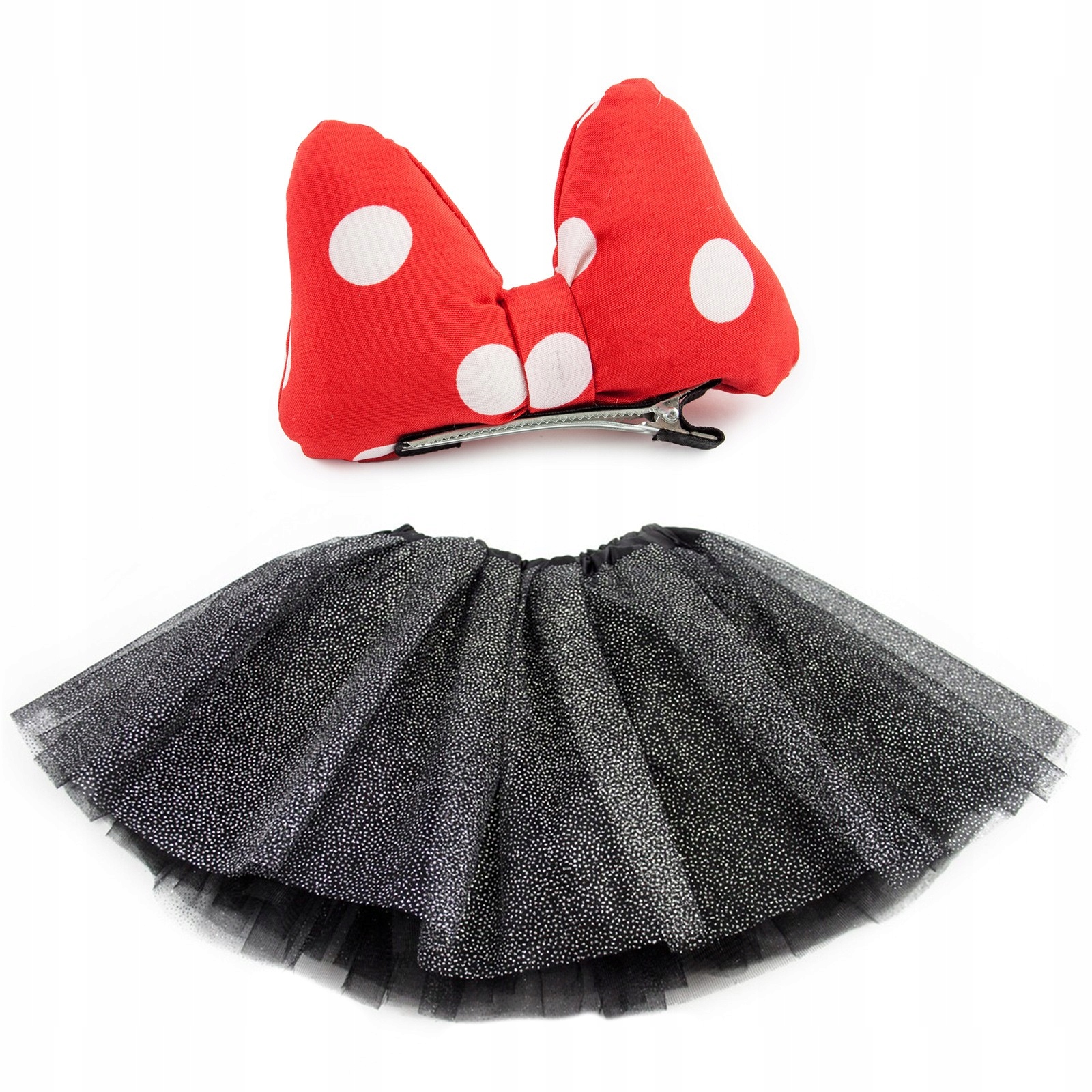 

Strój Myszka Minnie Mini Spódniczka Opaska kokarda