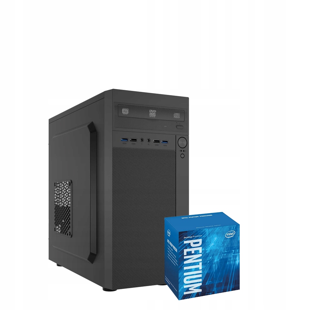 Mocny komputer GameRTX 32GB DDR4|256GB SSD|Win10Pro|PC do biura|Micro Tower