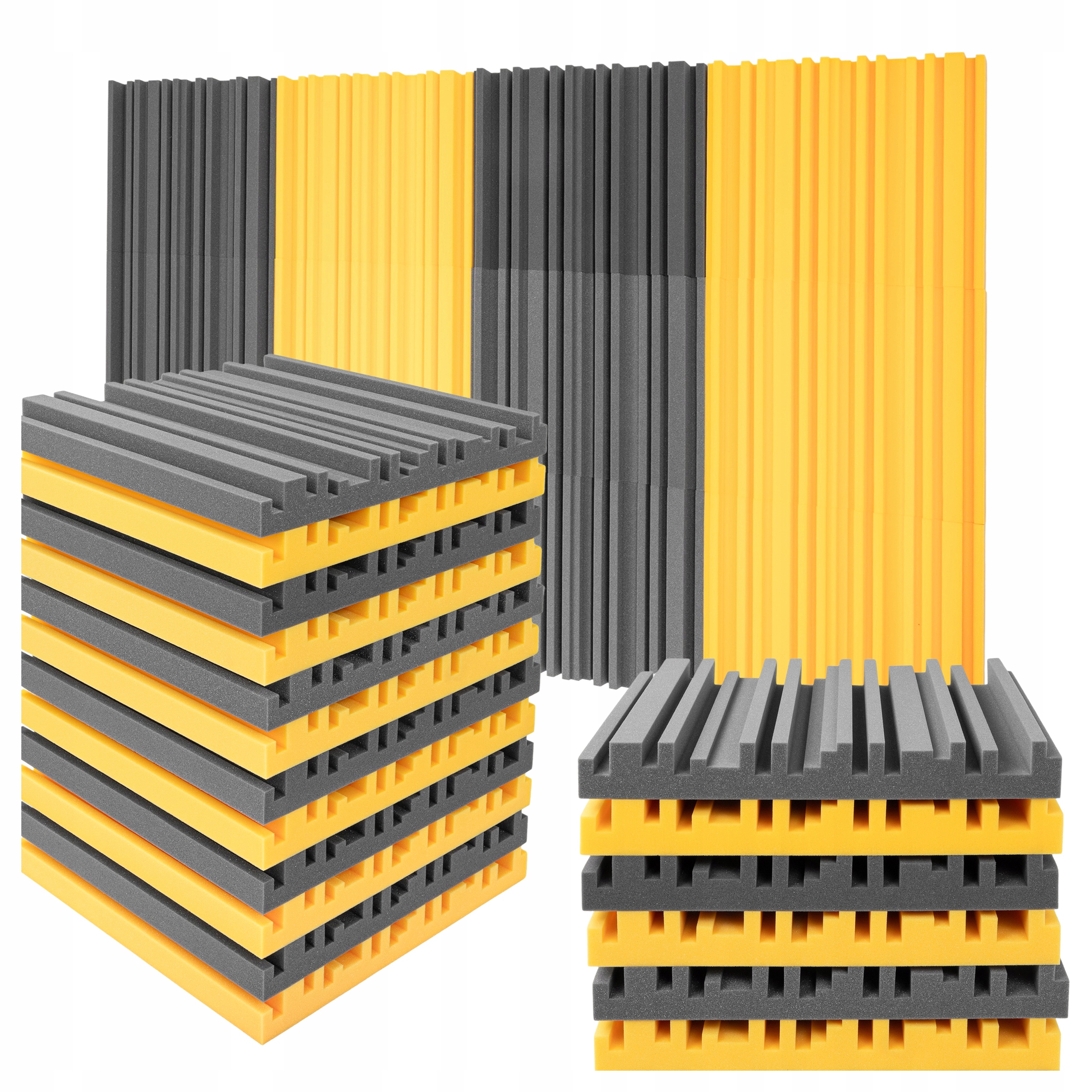 Akustická pena Equalizer s nerovným povrchom a absorbérom prebytočného zvuku