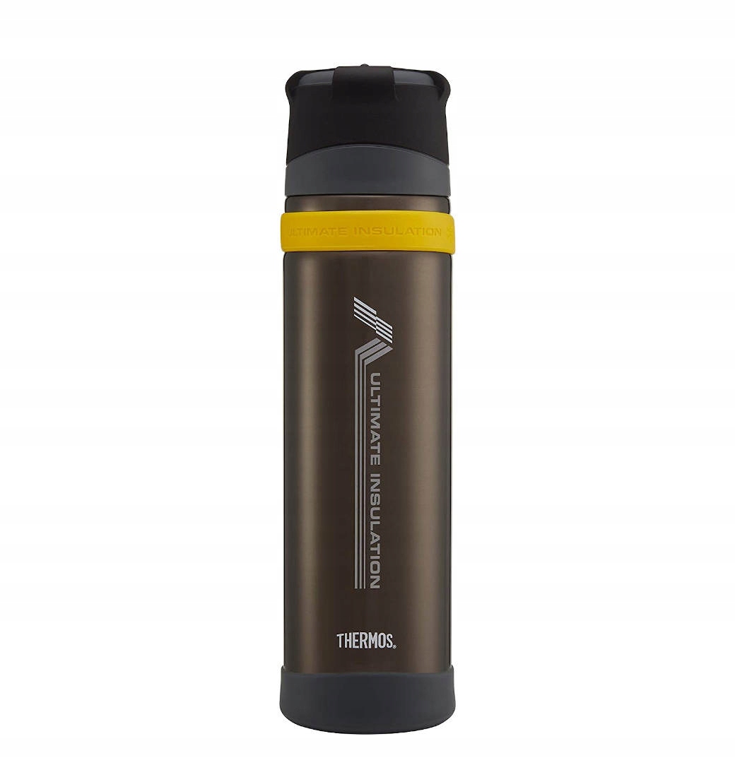 Thermos termos z kubkiem do ekstremalnych warunków brązowy