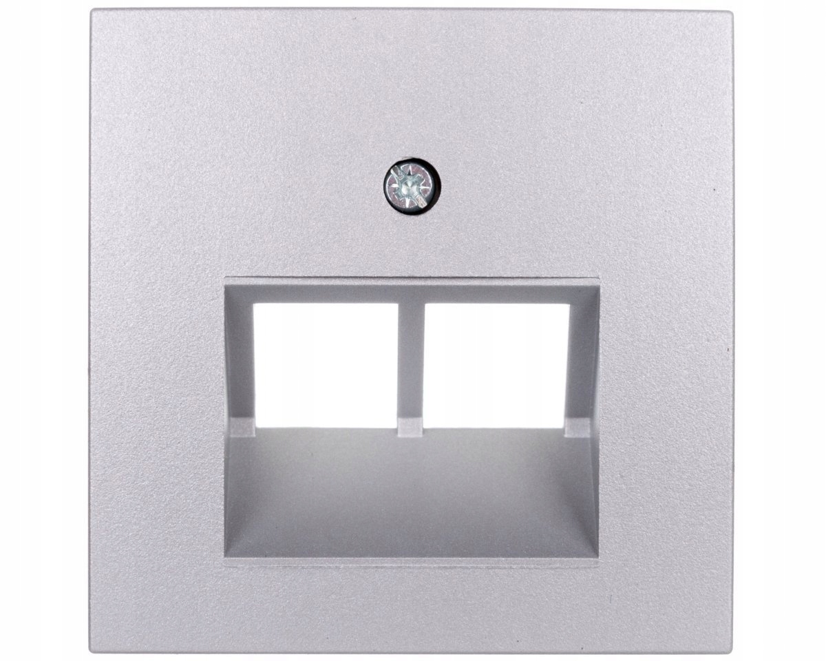 

B1/B5/B7 Plakietka gniazda aluminium 14091404