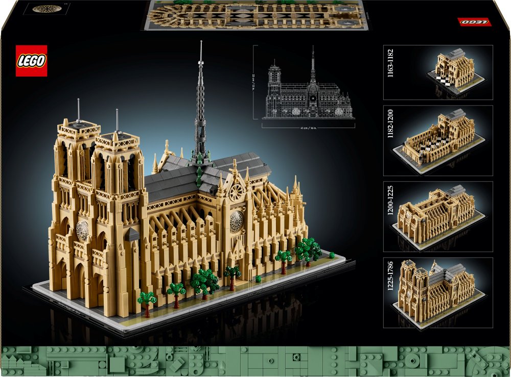 LEGO ARCHITECTURE Notre-Dame w Paryżu 21061 Marka LEGO