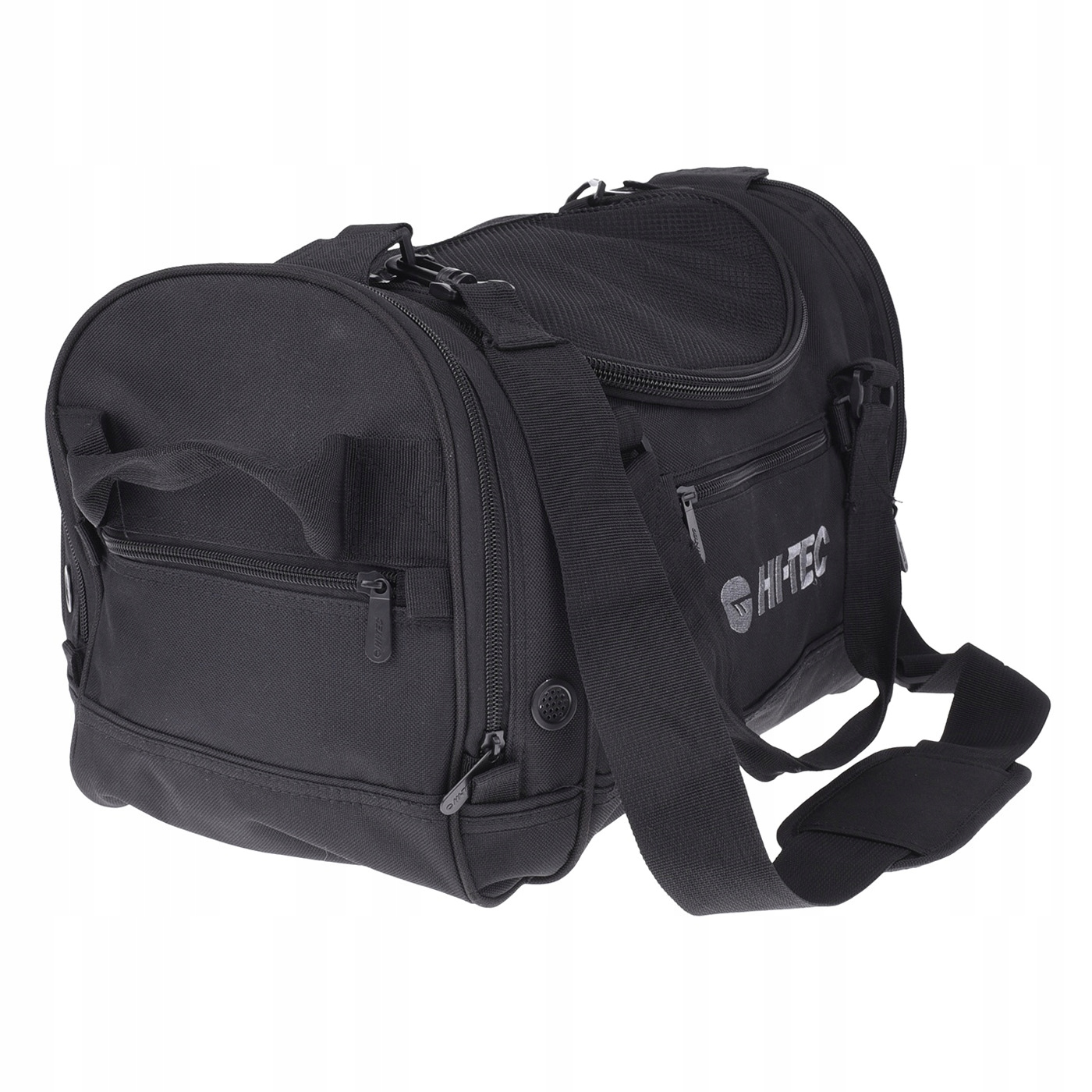 Sportovní taška Hi-tec Onyx II 40L černá 46x32x26 cm, kapsa na boty Unisex