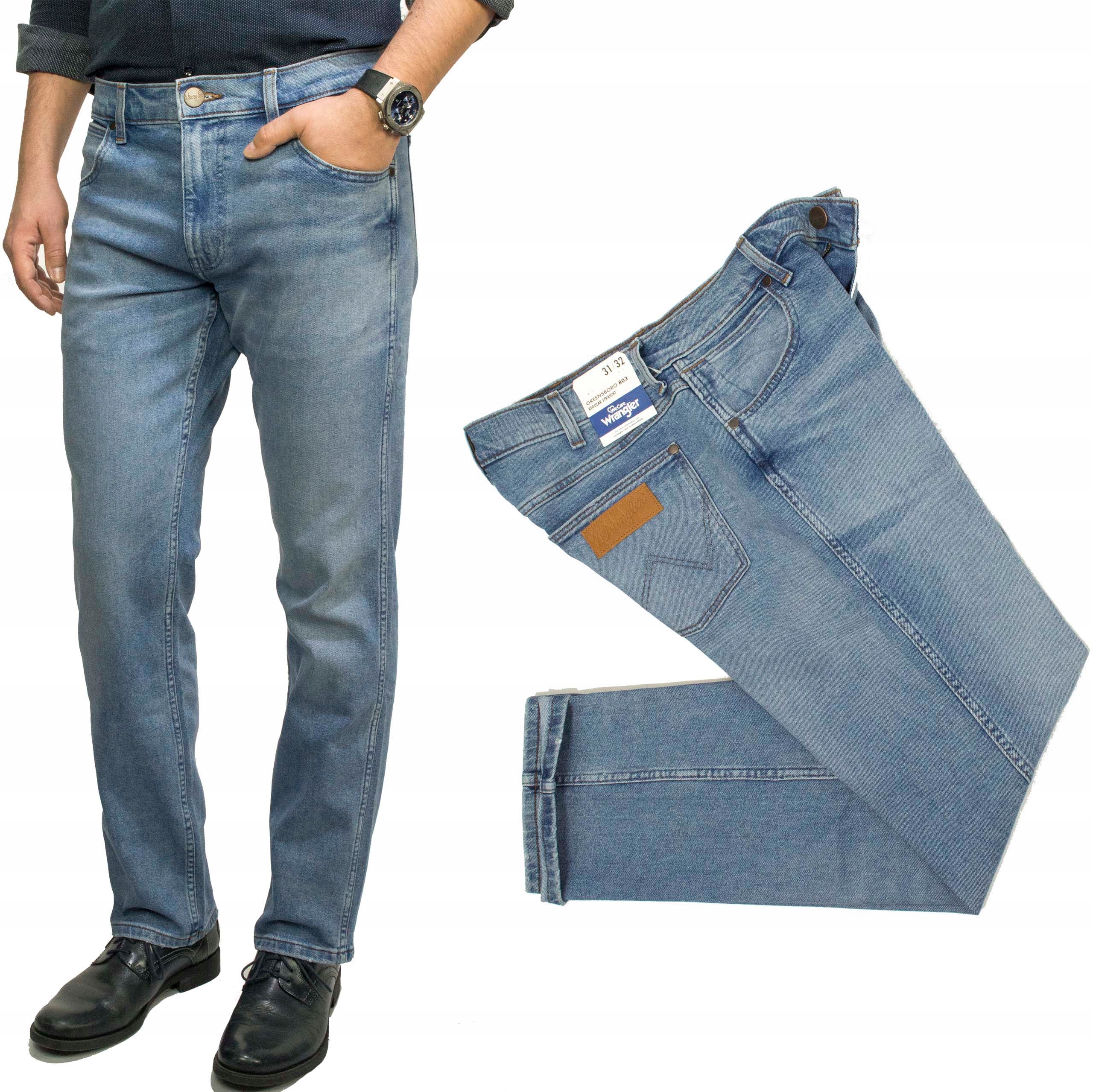 Wrangler Greensboro Cool Twist pánské džíny Regular W32 L34