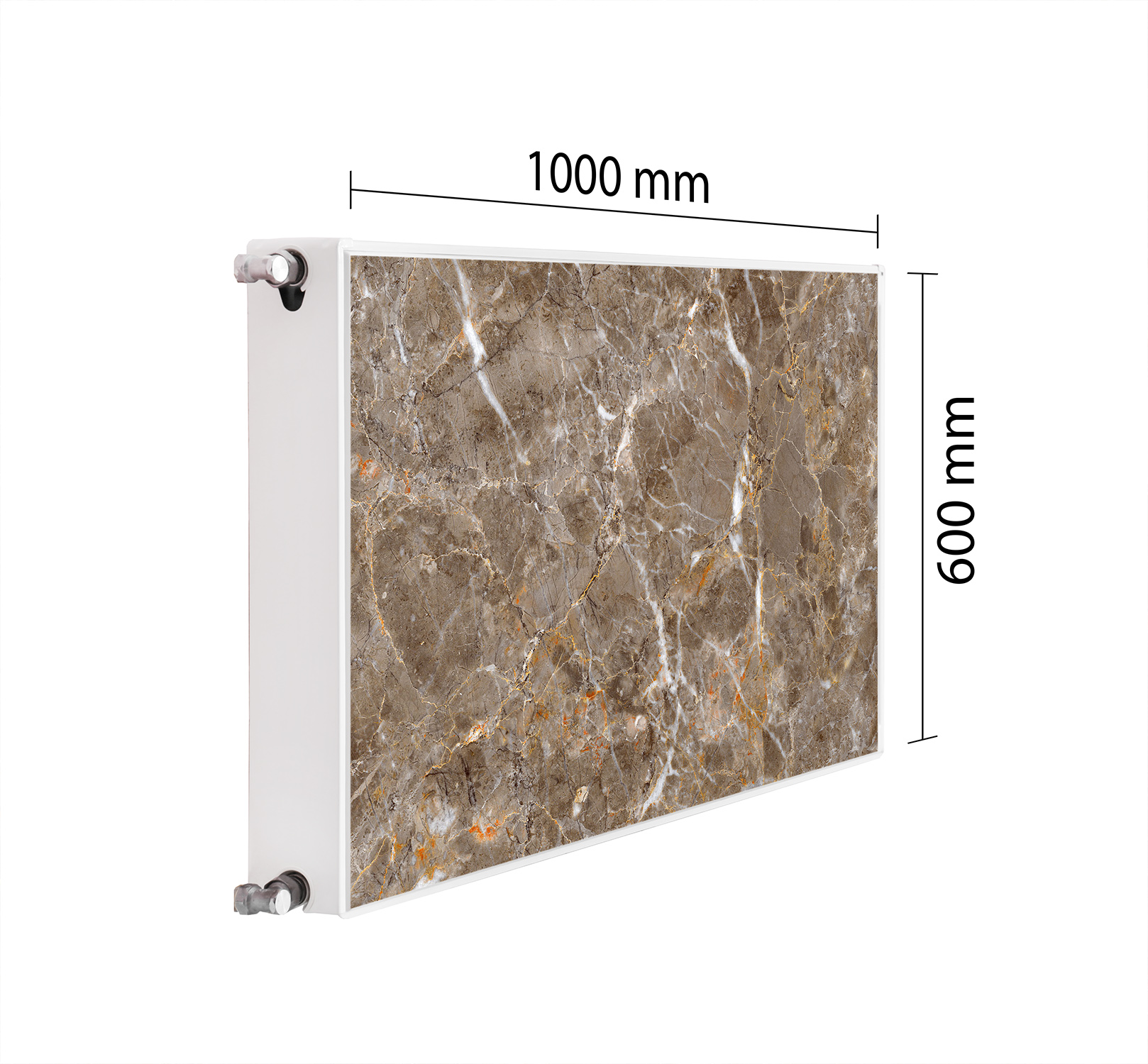 Kryt Na Radiátor Maskovač 100x60 Mramorová Podložka Magnet