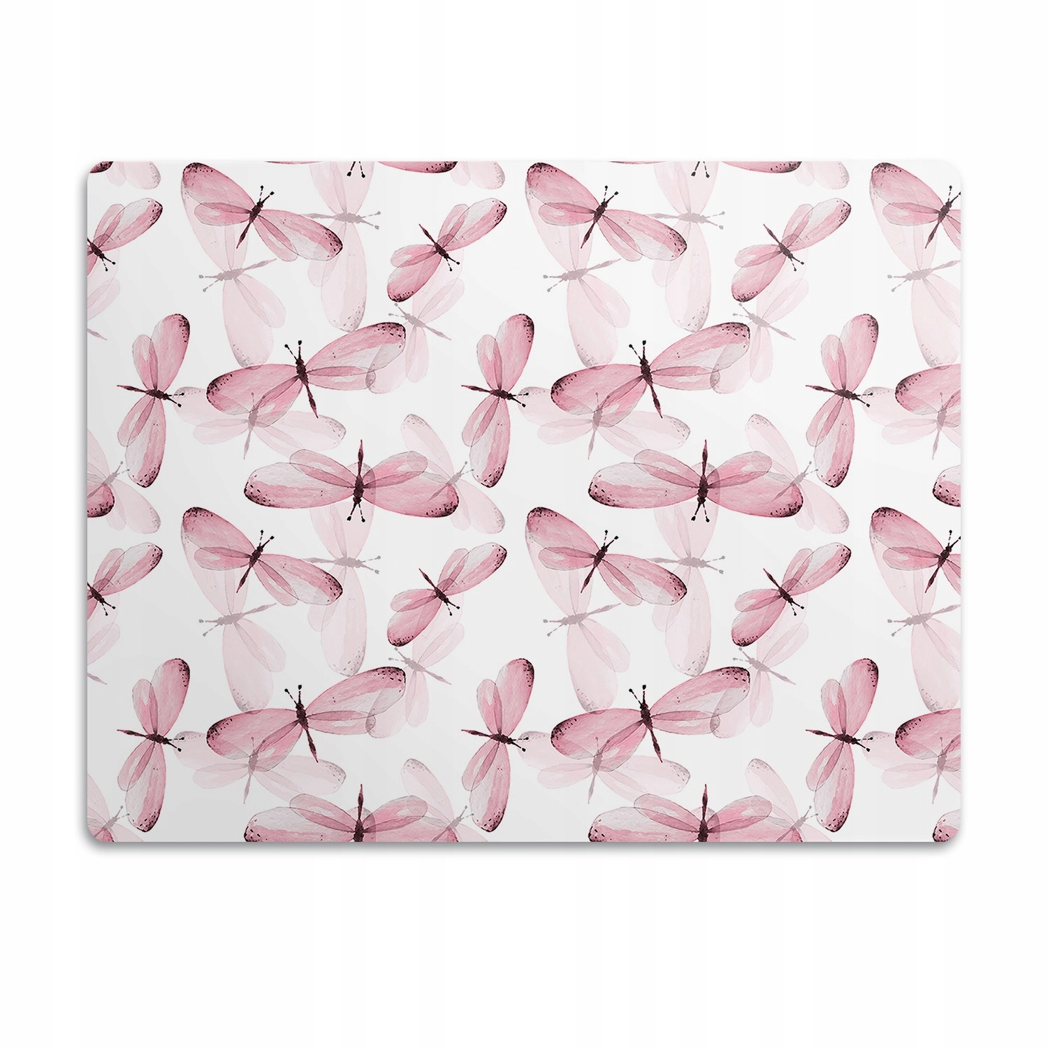 Ochranná podložka pod misky pro psa Růžové vážky 90x60