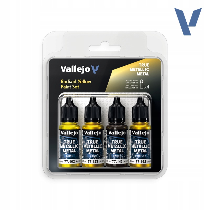 Zestaw farb Radiant Yellow 4x18ml Vallejo 77259