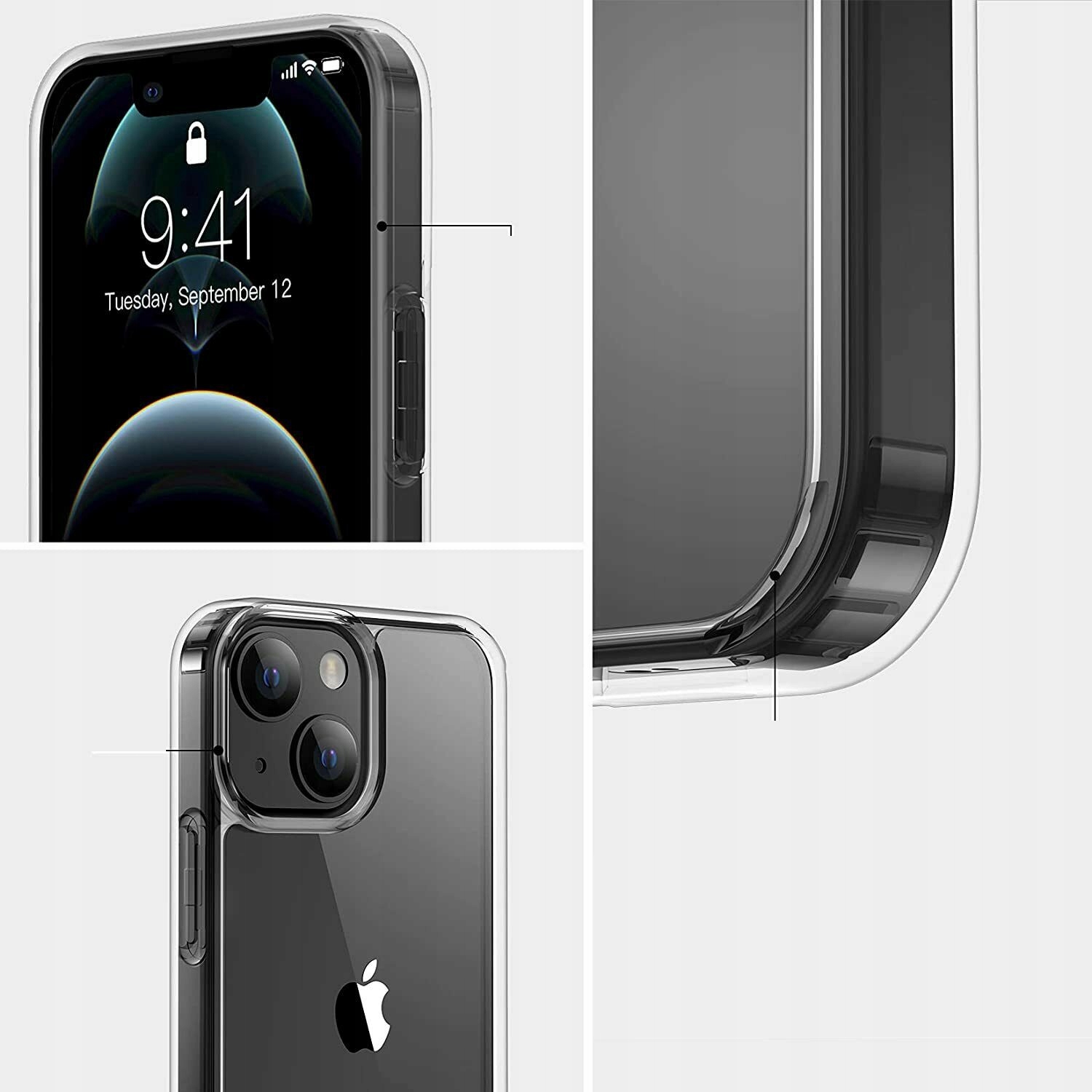 ARMOR SLIM ETUI DO PHONE 14 + SZKŁO 9D Marka Inna