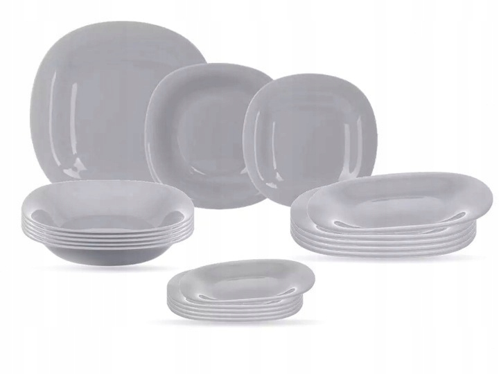 

Talerze Serwis Komplet Obiadowy 18el Granit TZ56