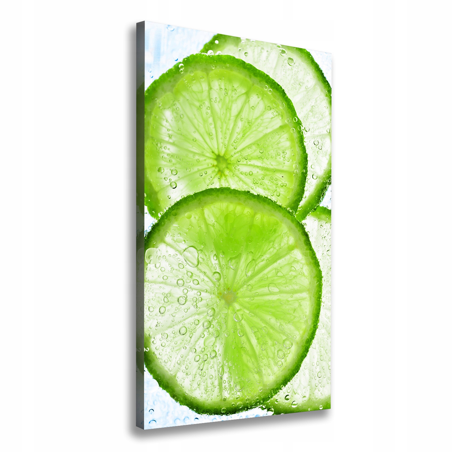 

Foto obraz na płótnie Limonka pod wodą 60x120 cm