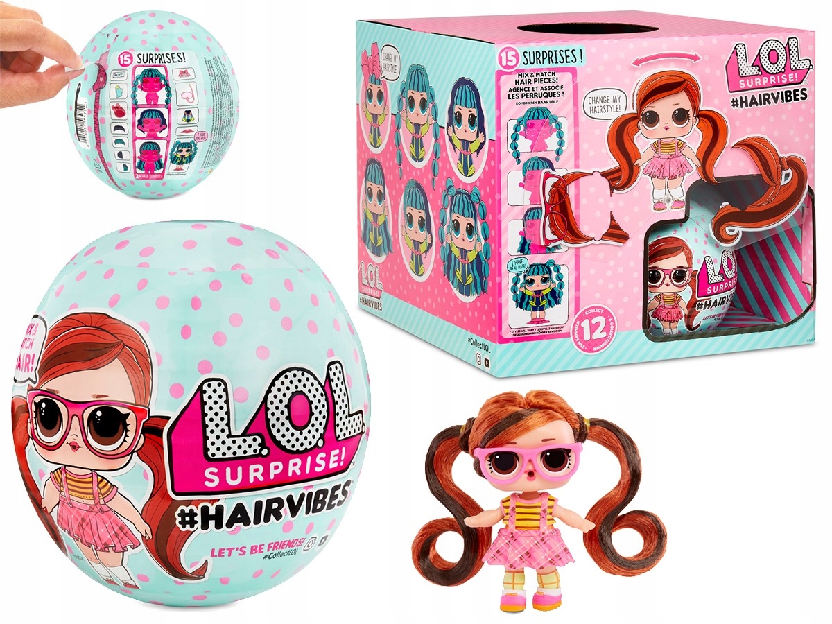 

Lol Laleczka Hairvibes Z Kolorowymi włosami Lalka