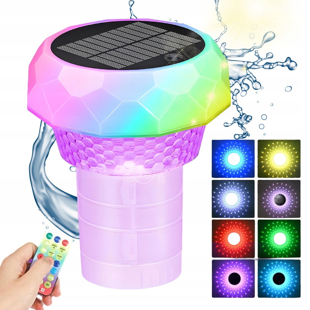 Bazénová Houba Chlorátor Led Lampa Voděodolná IP68