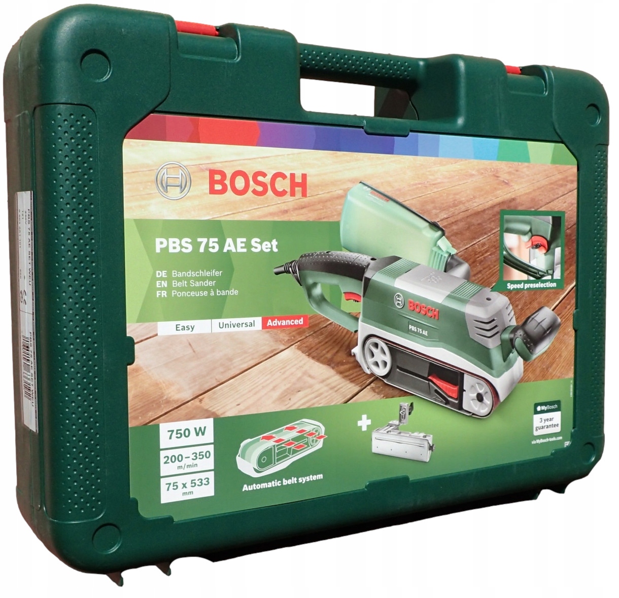 Ponceuse à bande Bosch GBS 75 750W