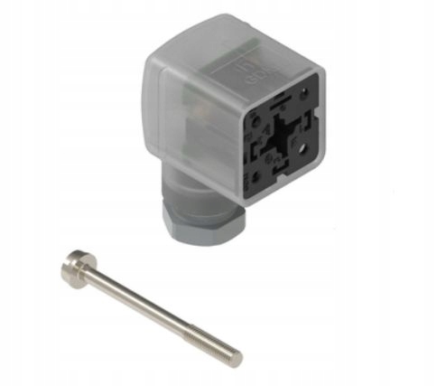 GDM21LB-D2C-10D złącze elektrozaworu 2+PE, 18mm, Led czerwona 24V dioda Frd