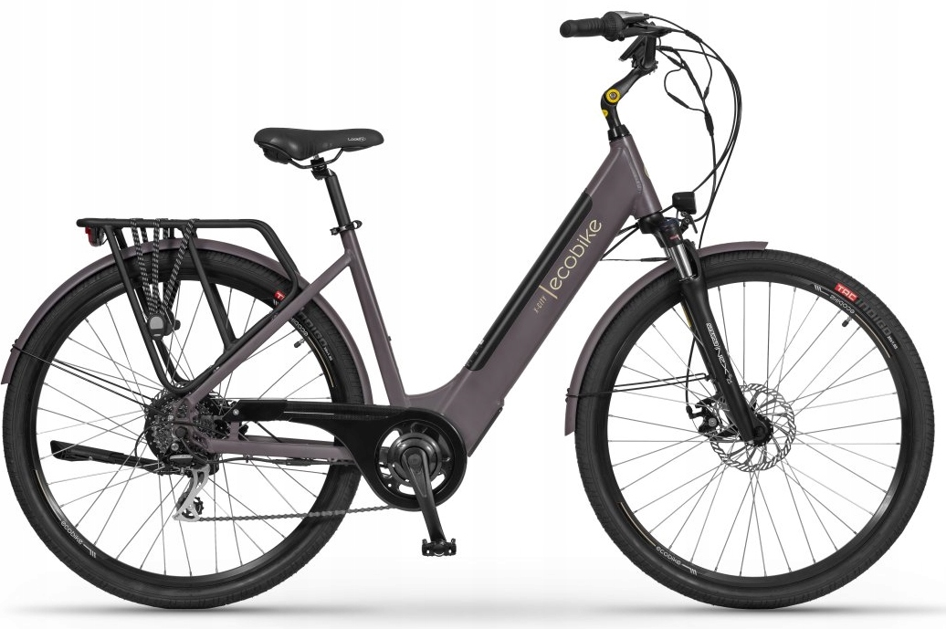 Rower elektryczny miejski Ecobike X-City Coffee 19 cali 36V 14,5Ah Bafang