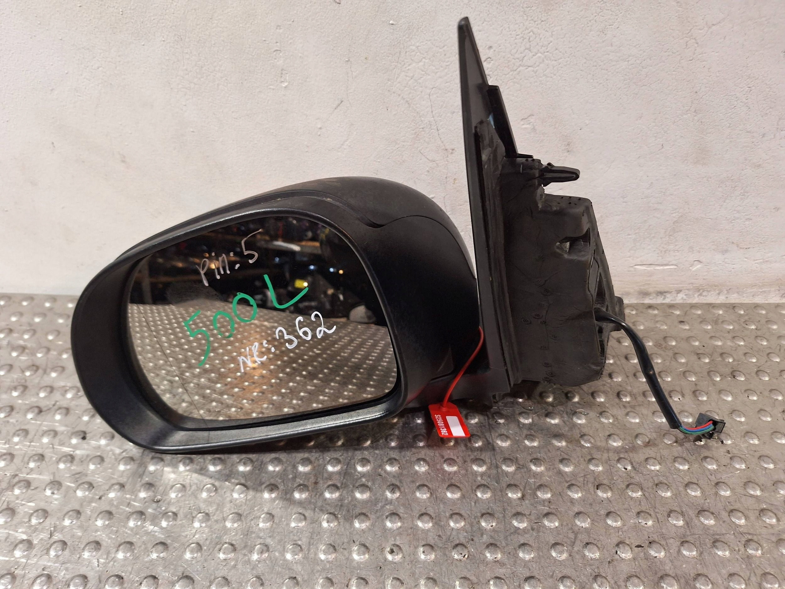 mirror exterior left 5 PIN FIAT 500L 12