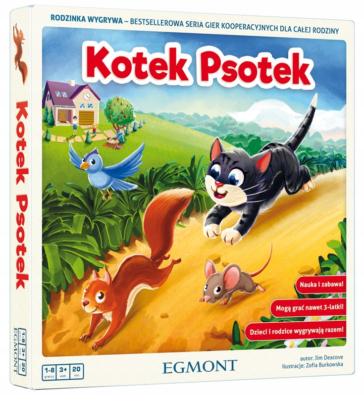 

Gra Kotek Psotek dla całej rodziny Egmont