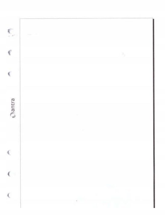 WKŁAD DO ORGANIZERA A5/CZYSTA BIAŁA