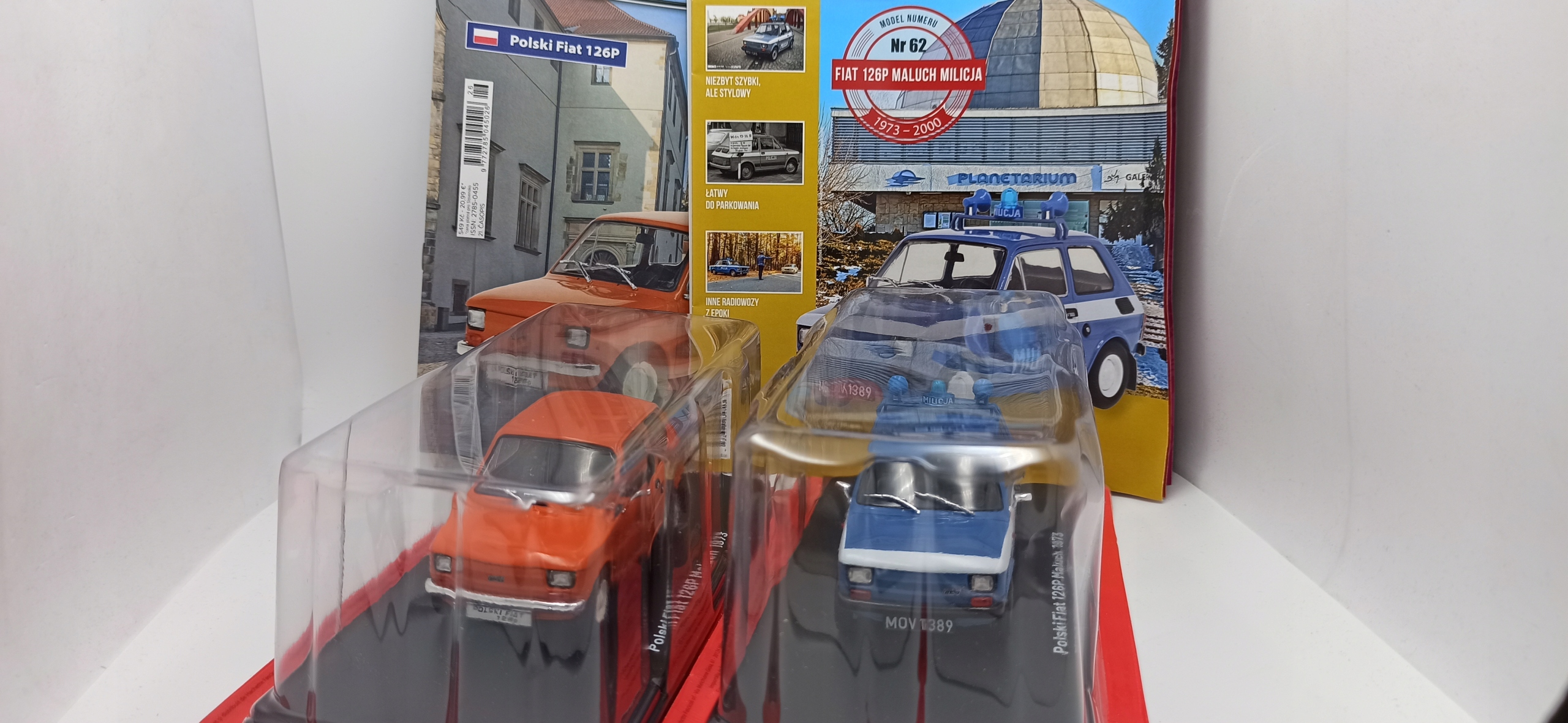 2x Batole Fiat 126P Fiat 126P Milice Hachette