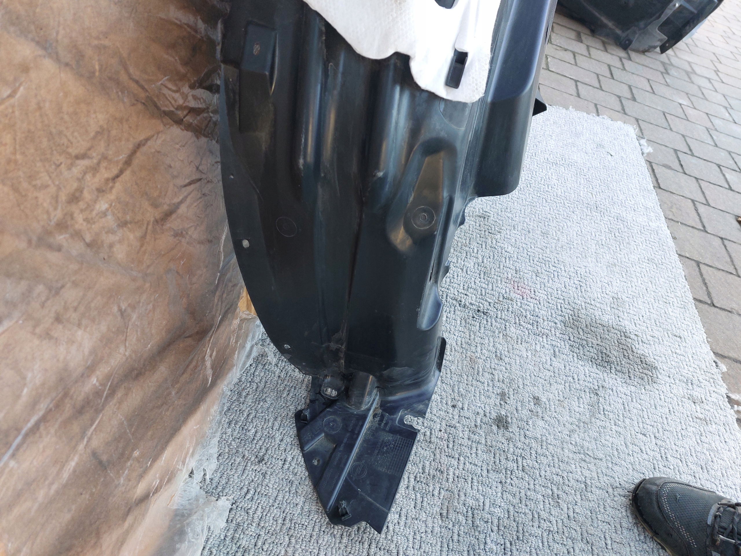 mudguard left rear part OPEL CORSA F new 23r