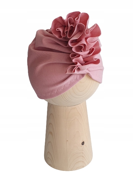 

Czapka Turban Brudny Róż 48-51cm Polski Produkt