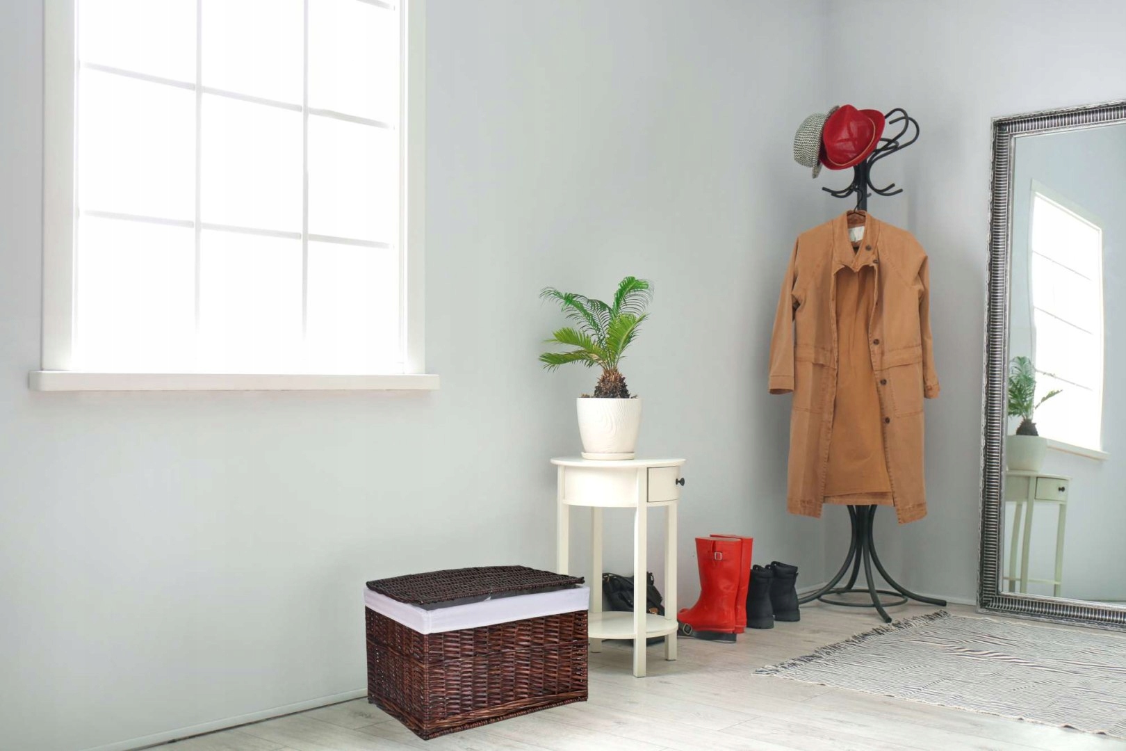 KUFER KOSZ SKRZYNIA WIKLINOWY BRĄZOWY 105 L Marka Gockowiak