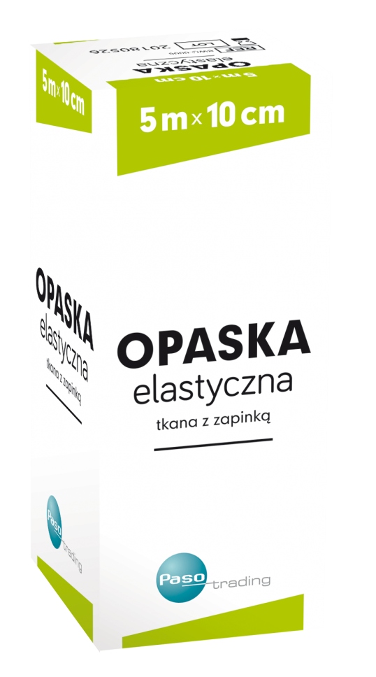 

Paso opaska elastyczna tkana z zapinką 5m x 10cm