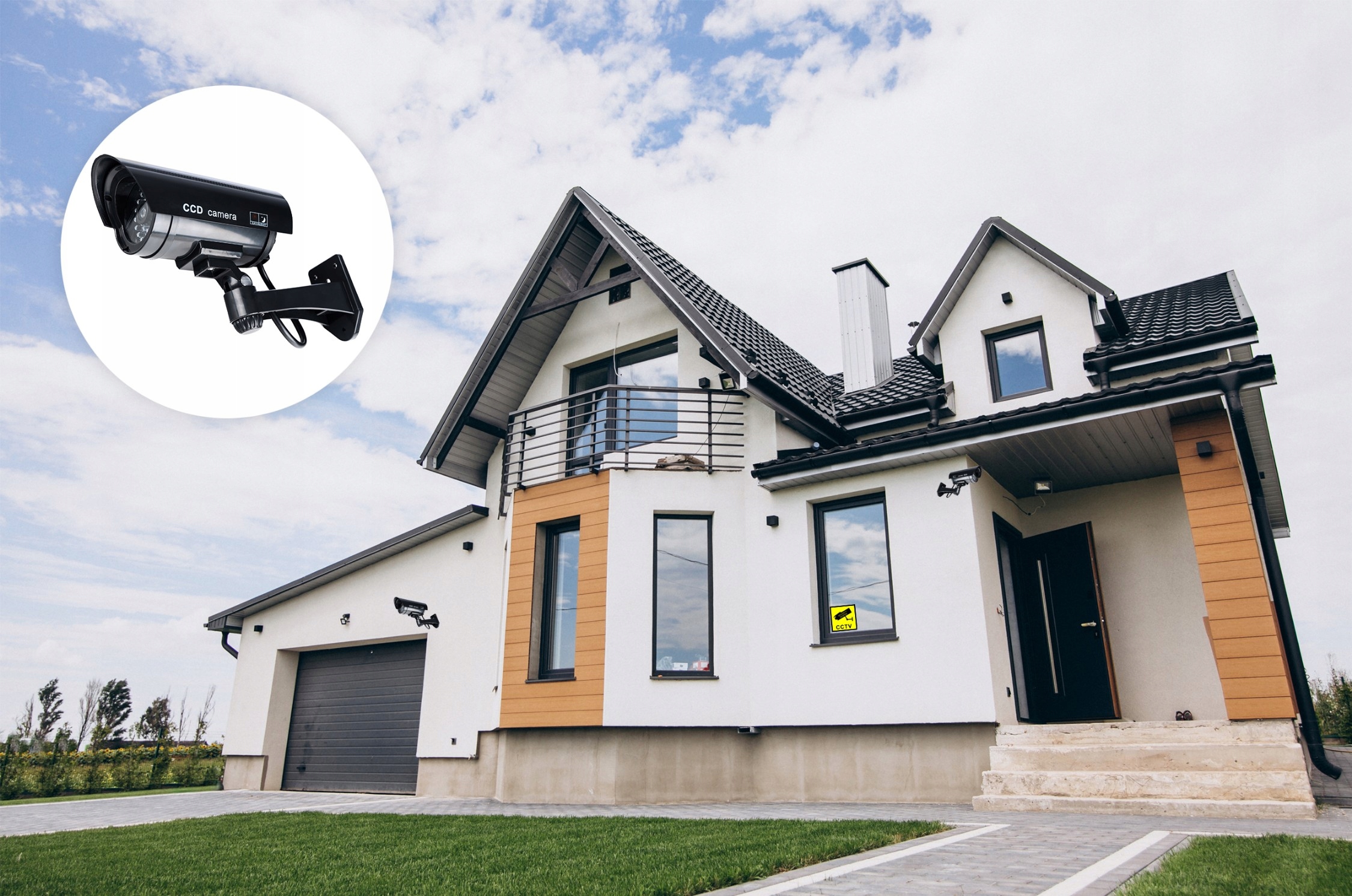 ATRAPA KAMERY PRZEMYSŁOWEJ IR DIODA LED CCTV Stan opakowania oryginalne