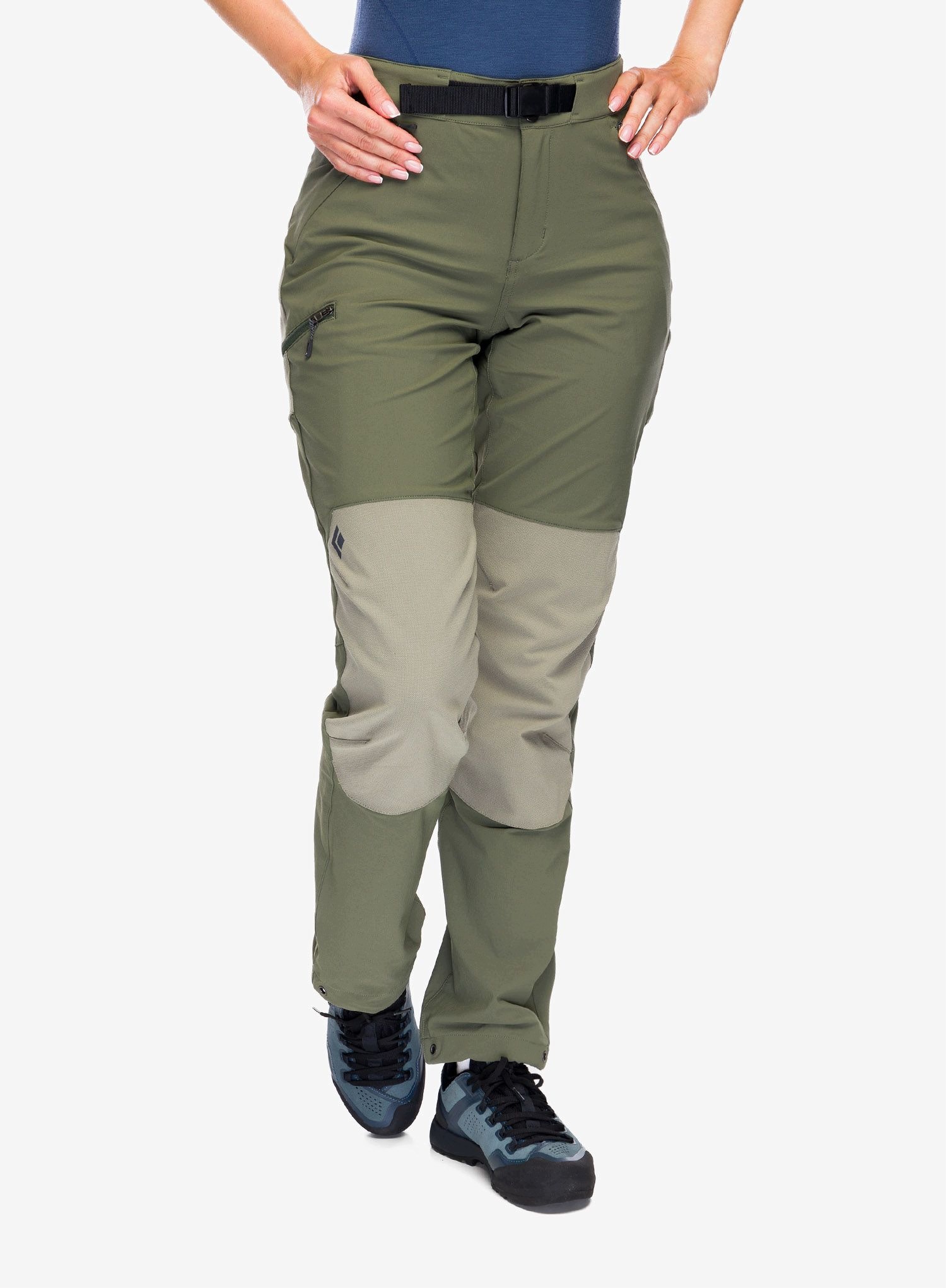 Spodnie trekkingowe damskie Black Diamond Alpine Hybrid Pants tundra L