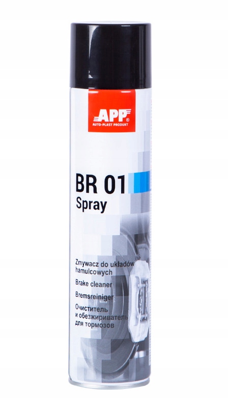 

App zmywacz do układów hamulcowych BR01 600 ml