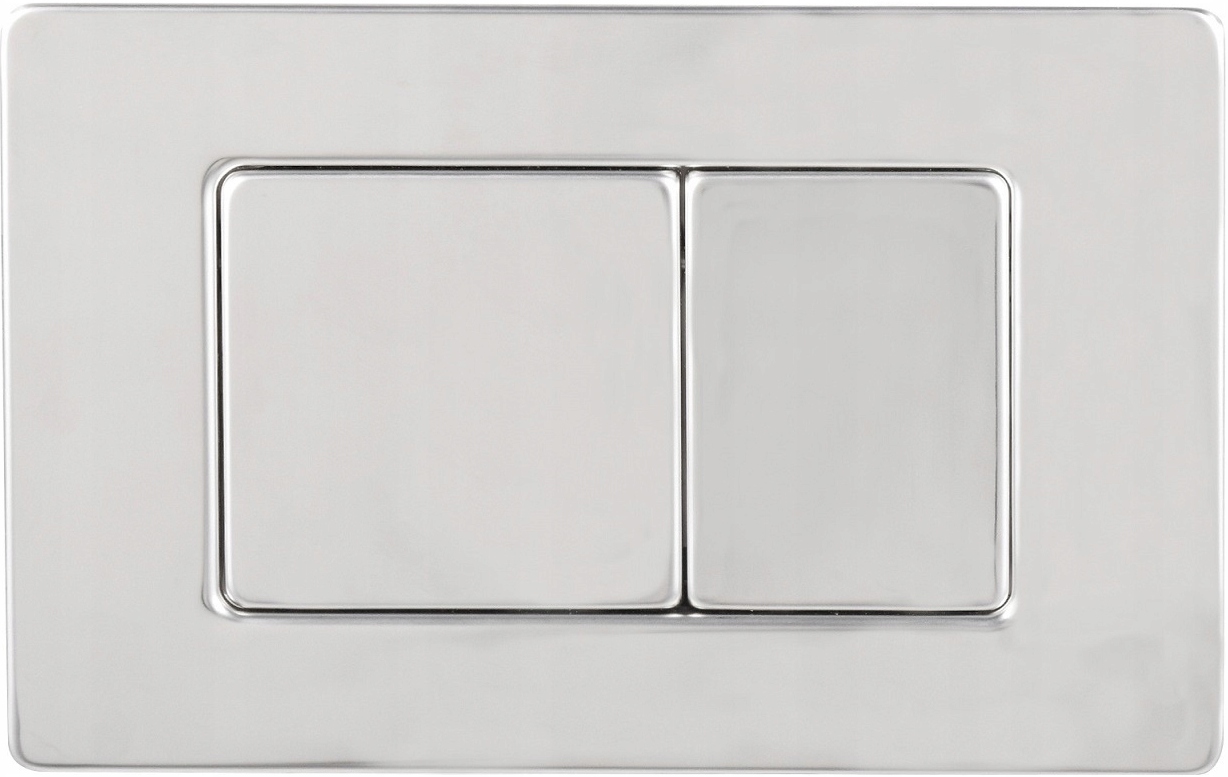 Splachovacie tlačidlo Wc z chrómovanej ocele pre stojan Geberit Duofix Delta UP100