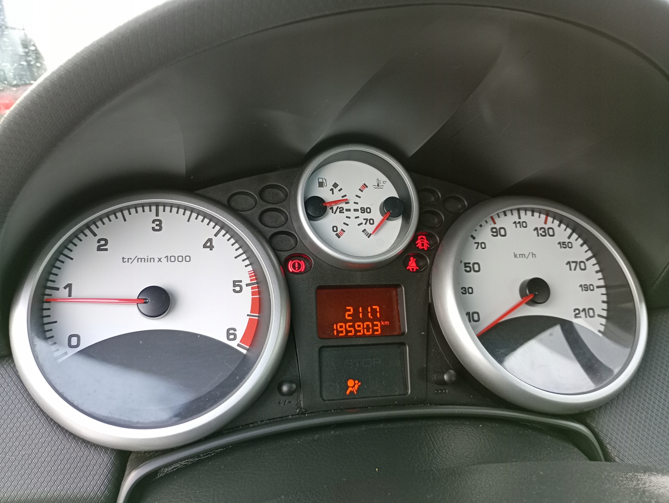 Peugeot 207 SW 07-13 dials dials tachometer 1.6 HDI