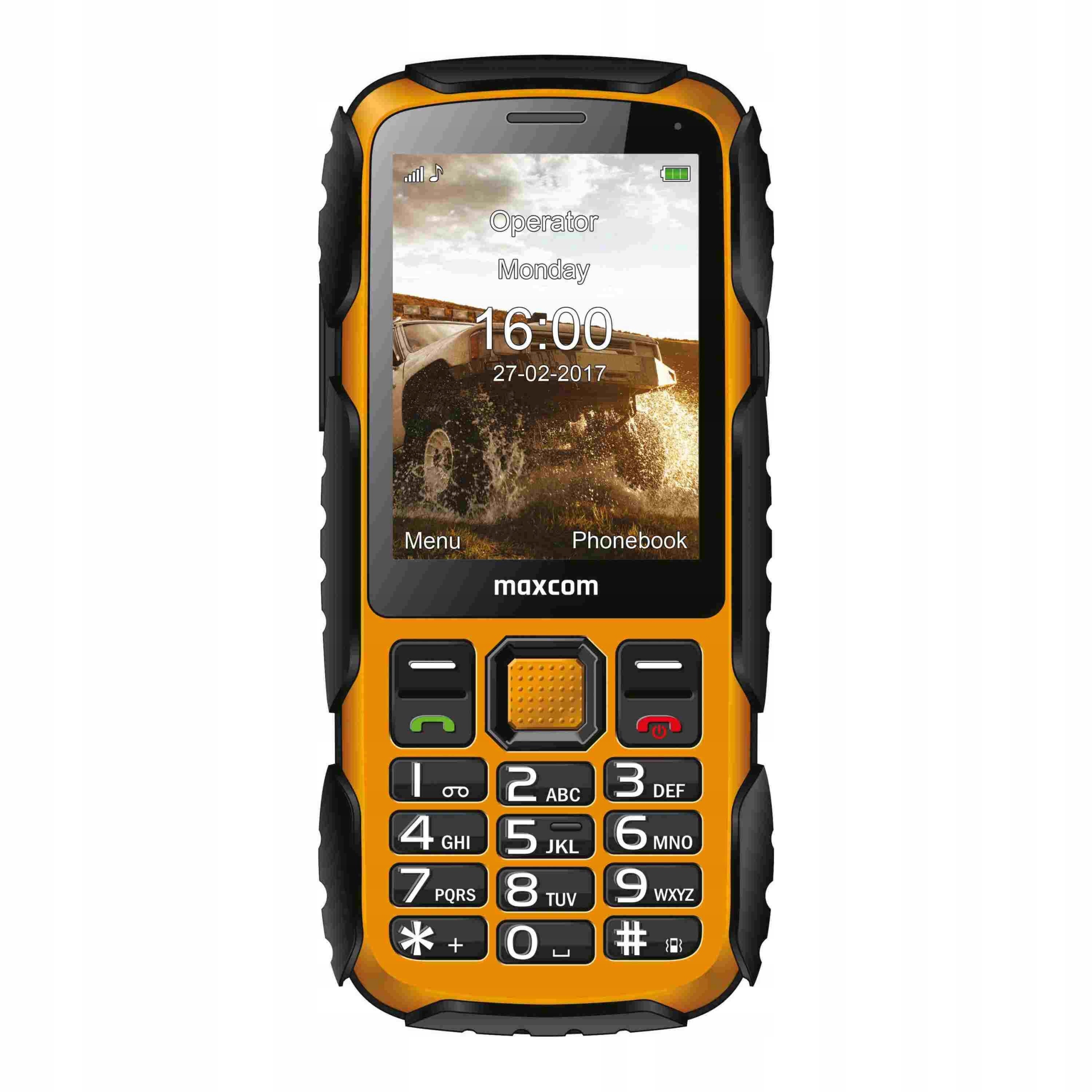 Telefon MaxCom MM 920L Strong żółty