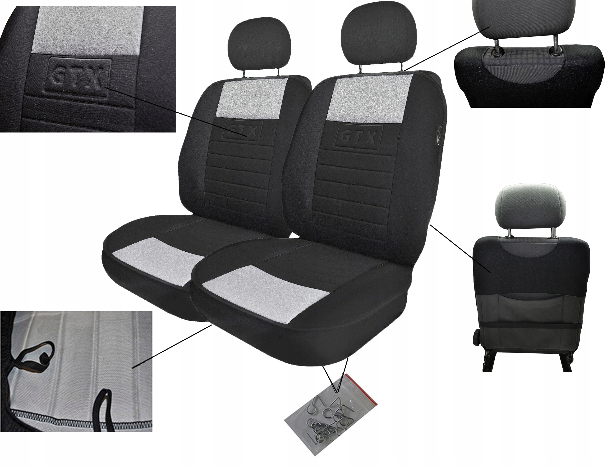 MATY POKROWCE OCHRONNE KOSZULKI SAMOCHODOWE GRUBE MOCNE NA FOTELE UNIWERSAL Rodzaj Uniwersalne