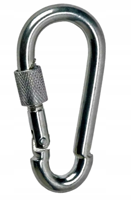 

Karabińczyk 7mm z zabezpieczeniem ocynk 10 szt