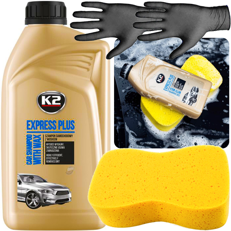 

K2 Express Plus 1L Szampon Samochodowy Z Woskiem