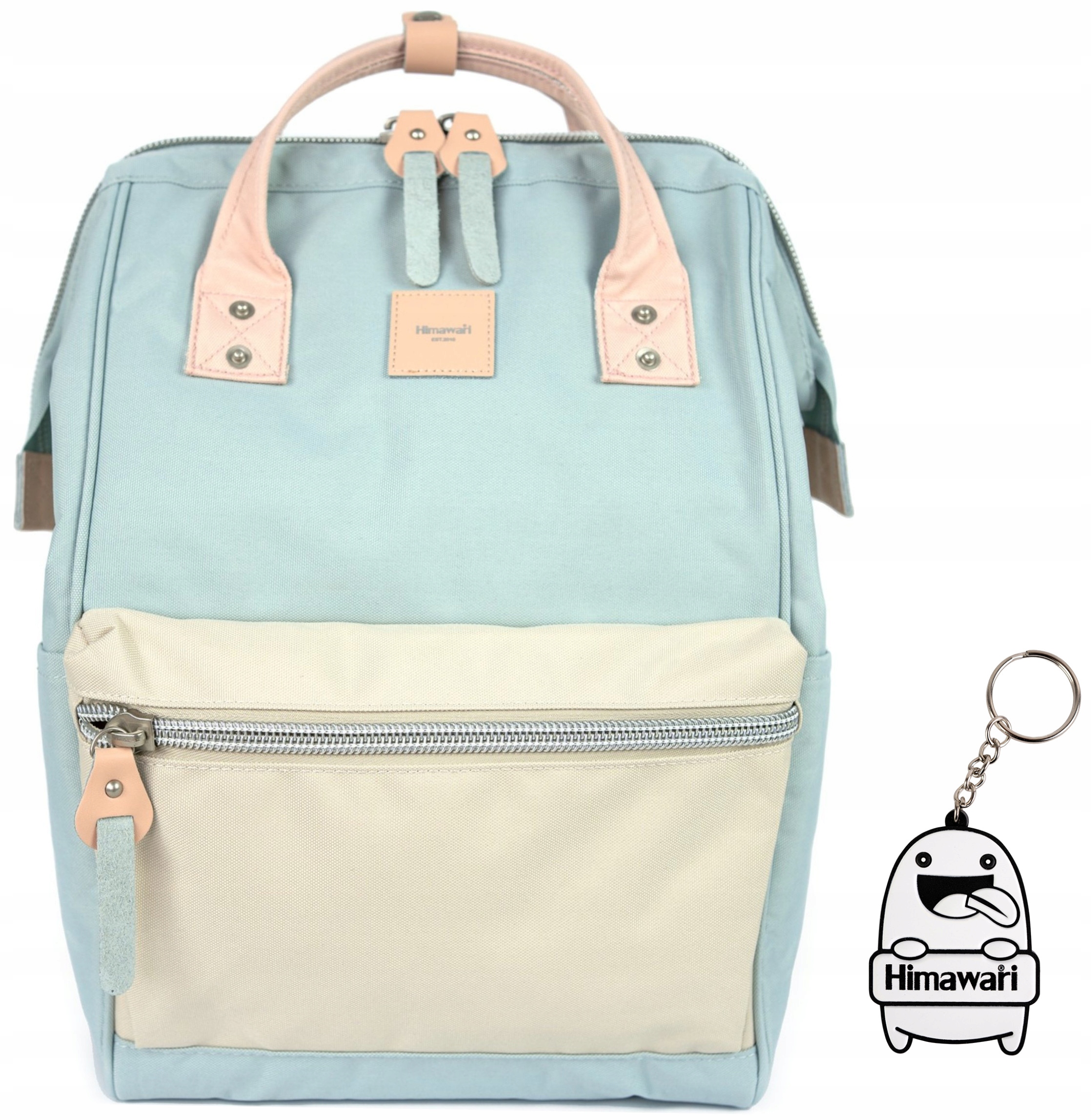 Batoh Himawari Candy M multifunkční Usb stojan, světle modrý