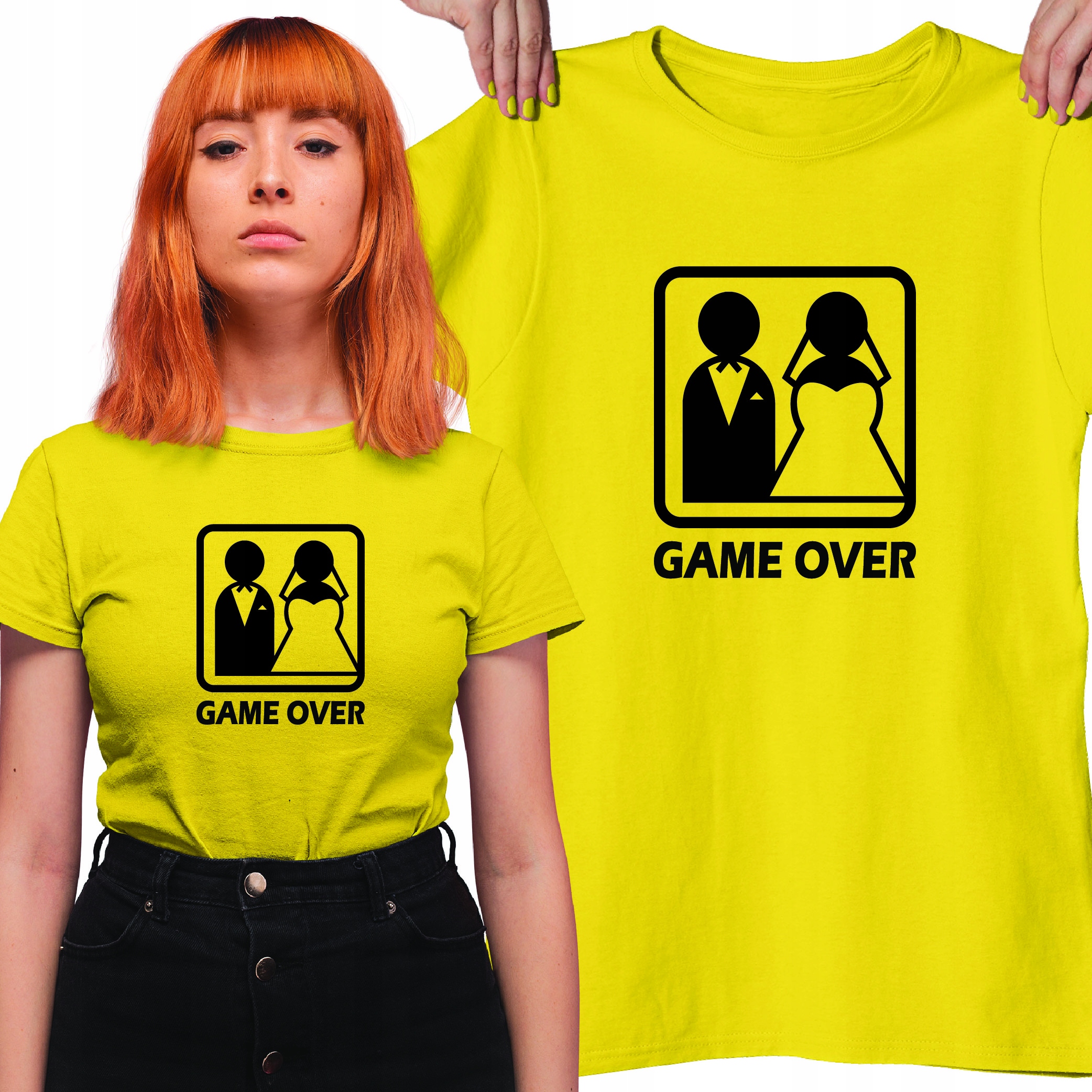

Tshirt Na Wieczór Panieński Game Over Wesele Panna