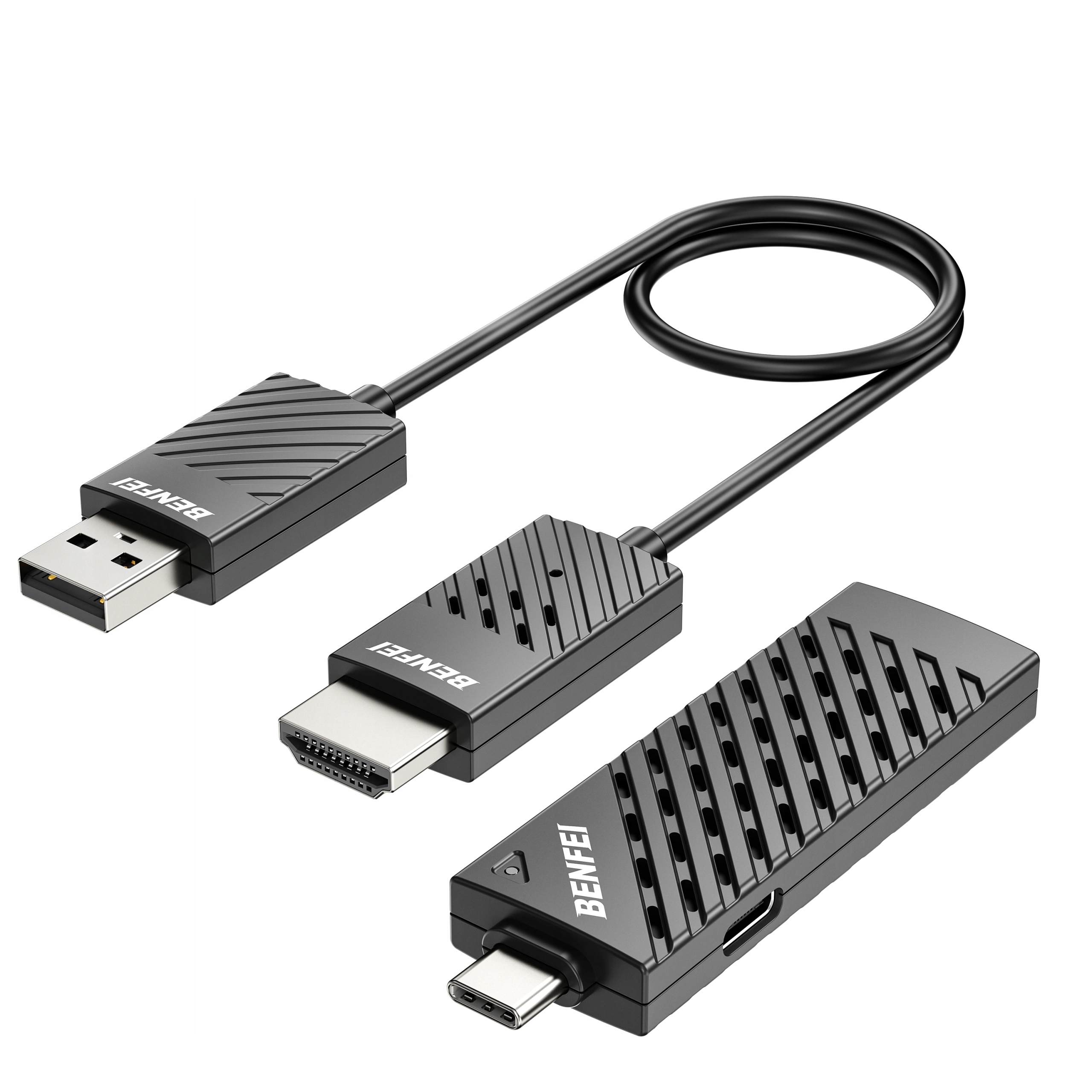 Benfei Bezdrôtový adaptér vysielač a prijímač Hdmi signálu, 1080P@60Hz